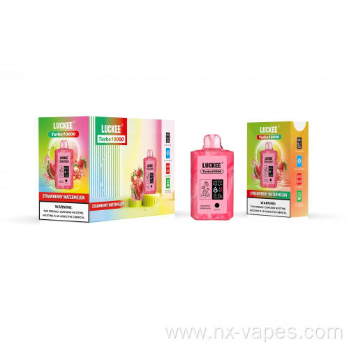 Luckee Disposable Vape Turbo 10000 Puffs 600mAh led